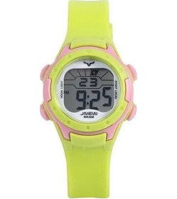 Resim Flybuy Çocuklu Renkli Arka Işık Su Geçirmez Spor Saat - Floresan Yeşil 9688-29 Model Çok Renkli 
