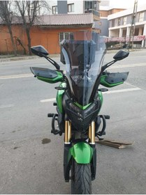Resim MOTOCAM Bajaj Dominar 250 Ön Cam 2017 2024 Model 58cm Açıkfüme Renkli 4mm ORTA BOYLU CAM 
