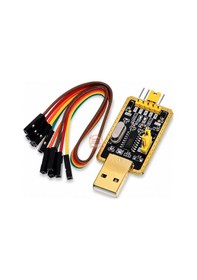 Resim Usb Ttl Dönüştürücü Ch340g 3.3v 5v Seri Haberleşme Modülü 
