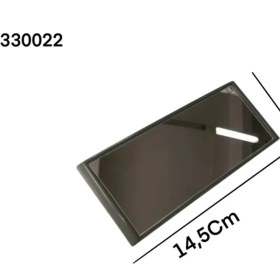 Resim Gcstore Iç Dikiz Aynası Vantuzlu Bombeli Gri 14,5cmx6,5cm 1 Adet Bebek Aynası Olarakta Kullanılır 