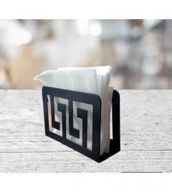 Resim Storemax Peçetelik Motif Mat Siyah 