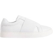 Resim Calvin Klein Kadın Marka Logolu Günlük Kullanıma Uygun Beyaz Sneaker HW0HW02007 0K4 