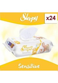 Resim Islak Mendil 90 Lı Sensitive 24 Lü Paket 2160 Yaprak 