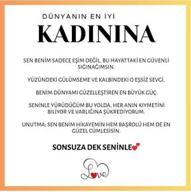 Resim ganispe "Dünyanın En İyi Kadınına" Papatya Çelik Kolye Mesaj Kartı v Hediye Kutusu 