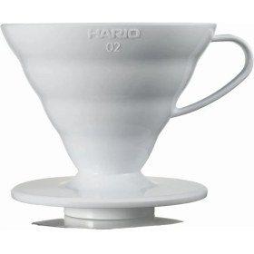 Resim Hype Store V60 02 Dripper, Kahve Damlatıcı, Beyaz Plastik 