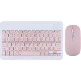 Resim Torima Kablosuz Klavye Mouse Seti TMK-04 Pembe 