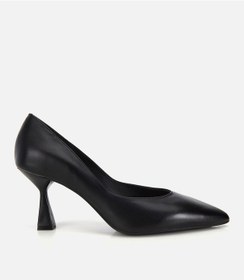 Resim Hotiç Kadın Deri Siyah Kısa Topuklu Stiletto 01ayh321960a100 01ayh321960a100 Siyah 