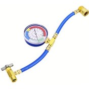 Resim Dashanshop 1/2" R134a Soğutucu Hortum Seti Manometreli Araç Klima Metal Yapı Uhose 