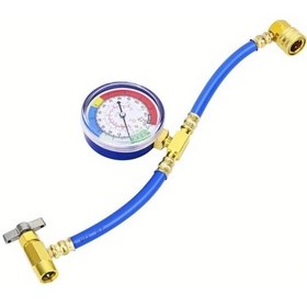 Resim Dashanshop 1/2" R134a Soğutucu Hortum Seti Manometreli Araç Klima Metal Yapı Uhose 