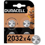 Resim Duracell Özel 2032 Lityum Düğme Pil 3V, 4 Lu Paket (CR2032) 