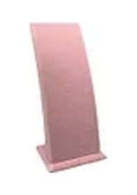 Resim Yerli Üretim Süet Kumaş Pembe Renk Ayaklı 17/8,5 Cm Kolye Sergileme Dekoru Çok Renkli 