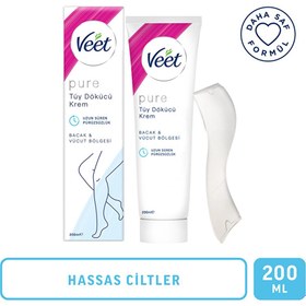 Resim Veet Pure Tüy Dökücü Krem Hassas Ciltler 200 ml 