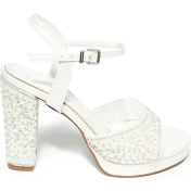 Resim Bestello Taşlı Neolit Taban Kalın Topuklu Ayakkabı 331-390 Kadın Ayakkabı SEDEF 