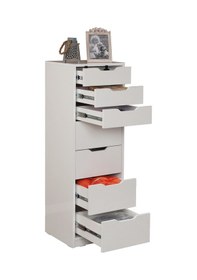 Resim Flow Çekmeceli Şifonyer Beyaz / Genç-Yatak Odası Şifonyer 