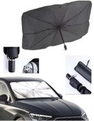 Resim TRENOTOSHOP Tüm Araçlar İçin Araba Ön Cam Katlanabilir Şemsiye 140 x 79 cm 