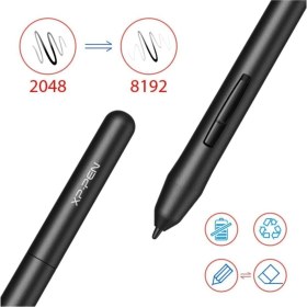 Resim Xp-Pen G430s Grafik Tablet 8192 Basınç Hassasiyeti İle Çizim Ve Oyun İçin İdeal 