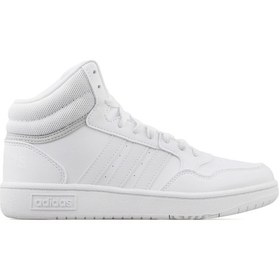 Resim Adidas GW0401 Hoops Mid 3.0 Kadın Günlük Ayakkabı Beyaz 