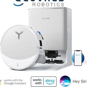Resim Ecovacs Deebot Omni Robot Süpürge ve Paspas, 30.000PA Güçlü Emiş, Yapay Zeka Asistanı Yıko ile Tanışın, Kirli Su Haznesi Otomatik Temizleme 