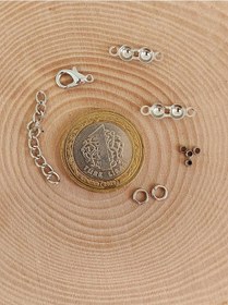 Resim Kolye & Bileklik Metal Takı Kapama Klips Seti/10 Adet 43440 