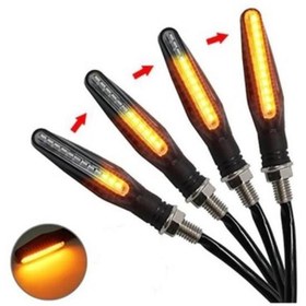 Resim Motosiklet Kayar Led Sinyal Takımı 