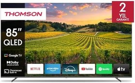 Resim Thomson 85QG5S14 85" 214 Ekran 4K UHD Google Smart QLED TV 