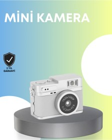 Resim noip Mini Retro Dijital Kamera 1080P Full HD Dahili 128GB Hafızalı 
