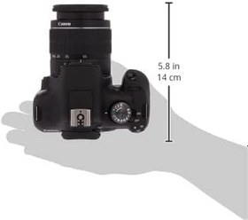 Resim Canon EOS 2000D 18-55mm Is +75-300mm Fotoğraf Makinesi Full HD, Siyah, 2 Yıl (Canon Eurasia Garantili) 