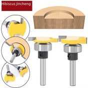 Resim Shineyee 1/4 Ve 6mm Uçlu, 31.75mm Kesim Kapasiteli, Dayanıklı T Tipi Freze Bıçağı Seti 2 Adet - Hassas Kesim İçin Ahşap Ve Metal İşlemleri 