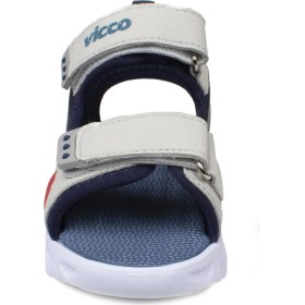 Resim Vicco 332.P21Y188 Işıklı Erkek Çocuk Sandalet 30 Numara Microfiber Lacivert Phylon Malzemeden Üretildi 