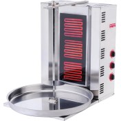 Resim Işıkgaz Silverinox Elektrikli 3 Radyanlı Döner Ocağı Makinesi 
