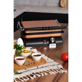 Resim Feris Döküm Tost Makinesi Bakır ( Gerçek Pik Döküm, Alüminyum Değildir. ) 