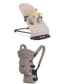 Resim Tommybaby Elite Lüx 2'li Set-Ana Kucağı ve Kanguru 