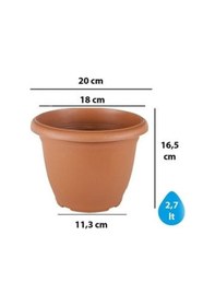 Resim Serinova Villa Saksı Tabaksız 2.7 Lt No 4 99294028 