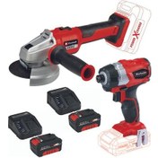 Resim Einhell AXXİO 18/115 Q Avuç Taşlama TE-CI 18 Bl Vidalama 2 x 4.0 Ah 