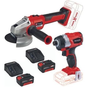 Resim Einhell AXXİO 18/115 Q Avuç Taşlama TE-CI 18 Bl Vidalama 2 x 4.0 Ah 