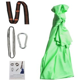 Resim Yystore Çocuk Hamak Kapalı Çocuk Salıncak Açık Elastik Hamak Asılı Sandalye Yeşil 