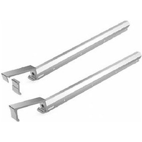 Resim Balkon Çamaşır Kurutma Askısı Dikdörtgen Küpeşte 80 x 30 CM Bronz Gri 