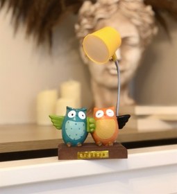 Resim Gift Moda Tonton Baykuş Işıklı Masa Lambası 