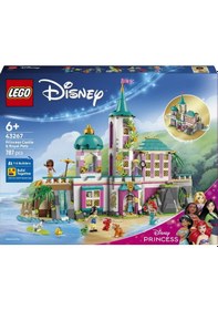 Resim LEGO® ǀ Disney Prenses Şatosu ve Kraliyet Hayvanları 43267 - 6 Yaş ve Üzeri Çocuklar için Yaratıcı Oyuncak Yapım Seti (787 Parça) 