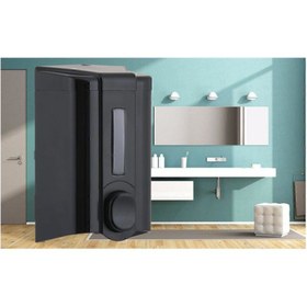 Resim Genel Markalar Sıvı Sabun Dispenseri Aparatı Siyah 500 ml S2b 