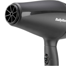 Resim Babyliss 2000W İtalyan Motor 3 Isı 2 Hız Ayarlı Yoğunlaştırıcı Başlıklı Saç Kurutma Makinesi Gri 5910E 