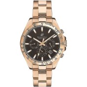 Resim Beverly Hills Polo Club BP3127X.440 Erkek Kol Saati | 42 mm Rose Gold Paslanmaz Çelik, Kahverengi Kadran 