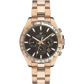 Resim Beverly Hills Polo Club BP3127X.440 Erkek Kol Saati | 42 mm Rose Gold Paslanmaz Çelik, Kahverengi Kadran 