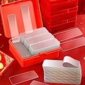 Resim 300 adet Nano Yapışkan Bant Şeritleri, Şeffaf Kauçuk Malzeme, Güçlü Yapışkanlık, Yıkanabilir, DIY El İşleri & Pürüzsüz Yüzeyler için, Çift Taraflı Yapışkan Bant 