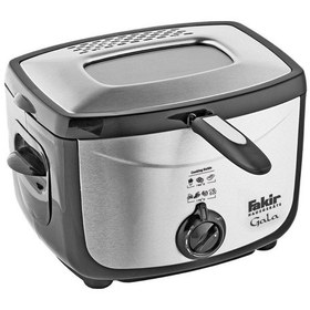 Resim Fakir Gala 1500 W Paslanmaz Çelik Fritoz Siyah (Teşhir) 