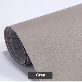 Resim Kendinden Yapışkanlı Deri Kanepe Tamir Yama Mobilya Masa Sandalye Etiket Koltuk Grey 20x30cm 