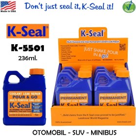 Resim K-Seal Çok Amaçlı Sıvı Soğutma Sıvısı Radyatör Kaçak Kalıcı Onarım 236ML 