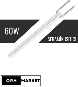 Resim ORH Market 60w Seramik Isıtıcı – Isı Ayarlı Lehim Havyalarıyla Uyumlu Yüksek Verimli Rezistör 