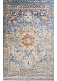 Resim Gabardin Halı 7/24 Serisi 78-lcv Salon Oturma Odası Halısı Lacivert 