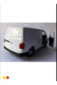 Resim OMZ Volkswagen Transporter Panelvan Metal Beyaz Minibüs Egitici Oyuncaklar Kız Erkek Cocuk Oyuncaklar 